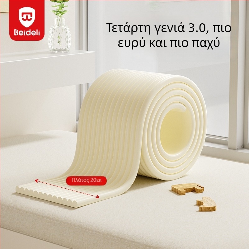 Bedeli προστατευτική ταινία γωνίας για μωρά – φιλική προς το περιβάλλον, μη τοξική, προστασία γωνιών τραπεζιού, τετράγωνο σχήμα, συσκευασία 80 τεμάχια