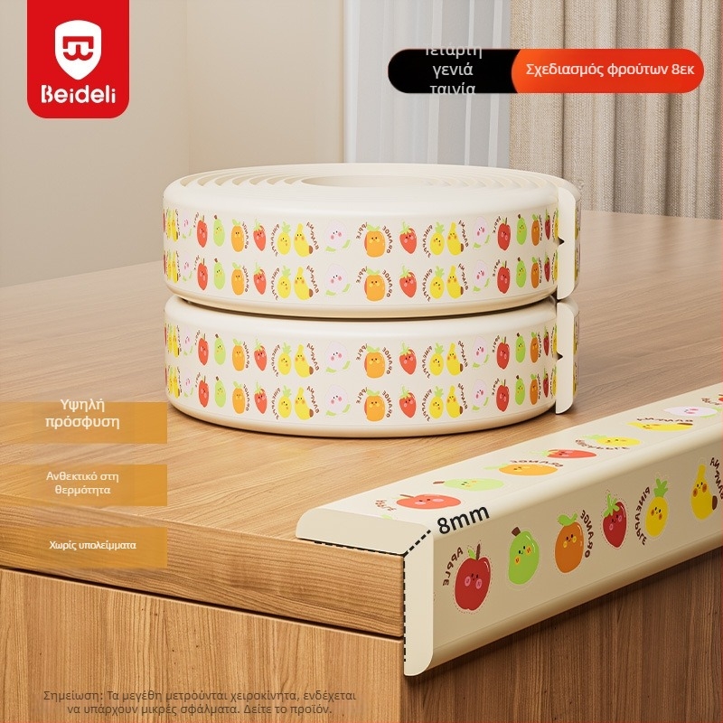 Bedeli προστατευτική ταινία γωνίας για μωρά – φιλική προς το περιβάλλον, μη τοξική, προστασία γωνιών τραπεζιού, τετράγωνο σχήμα, συσκευασία 80 τεμάχια