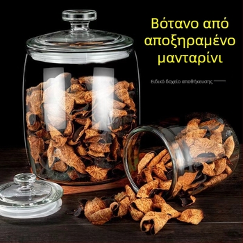 Lingyun Γυάλινο σφραγισμένο βάζο για kimchi και πίκλες, ποιότητα τροφίμων, χωρητικότητα άνω των 5 L, στρογγυλό με καπάκι