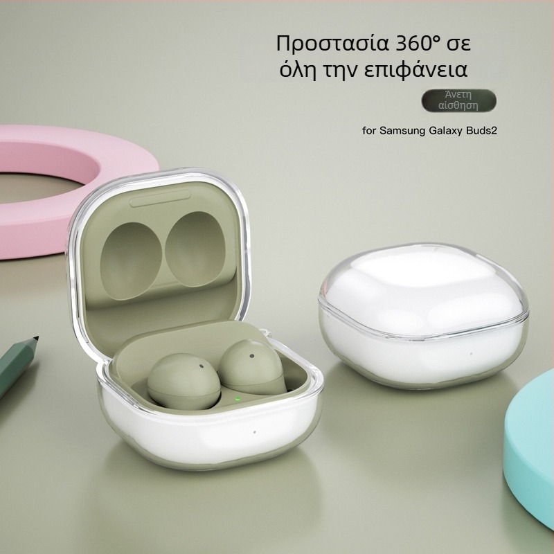 Θήκη ακουστικών Samsung Buds Pro 2, Buds 2 και Live — TPU, κατασκευή με έγχυση, καθολική εφαρμογή, με δυνατότητα προσαρμογής