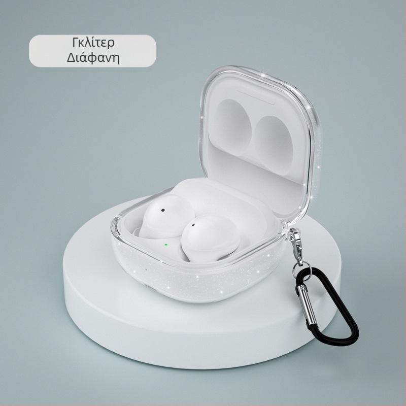 Θήκη ακουστικών Samsung Buds Pro 2, Buds 2 και Live — TPU, κατασκευή με έγχυση, καθολική εφαρμογή, με δυνατότητα προσαρμογής