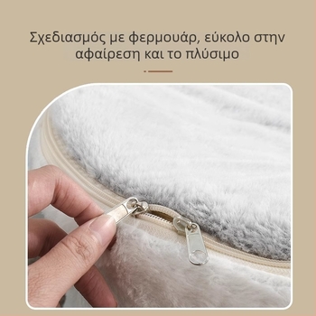 Χειμερινή φωλιά γάτας με κλειστή κατασκευή, διπλού στρώματος και ενισχυμένη, με αποσπώμενο τμήμα, για μικρά κατοικίδια