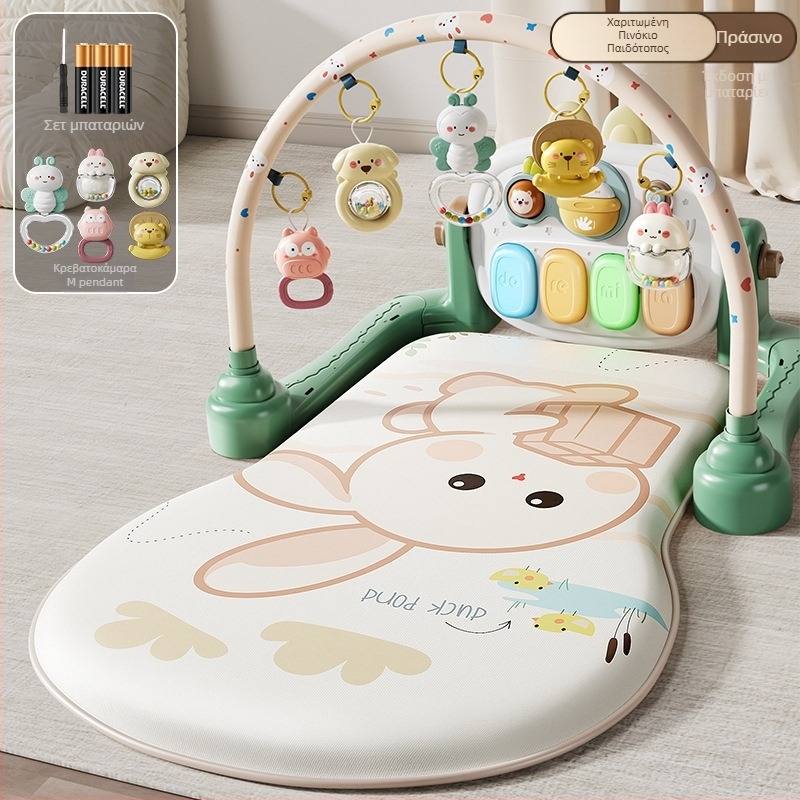 Μωρό παιχνίδι με πετάλι πιάνου για γυμναστήριο — Διαδραστική μουσική, πολυαισθητηριακή διέγερση, 0–3 ετών, πλαστικό