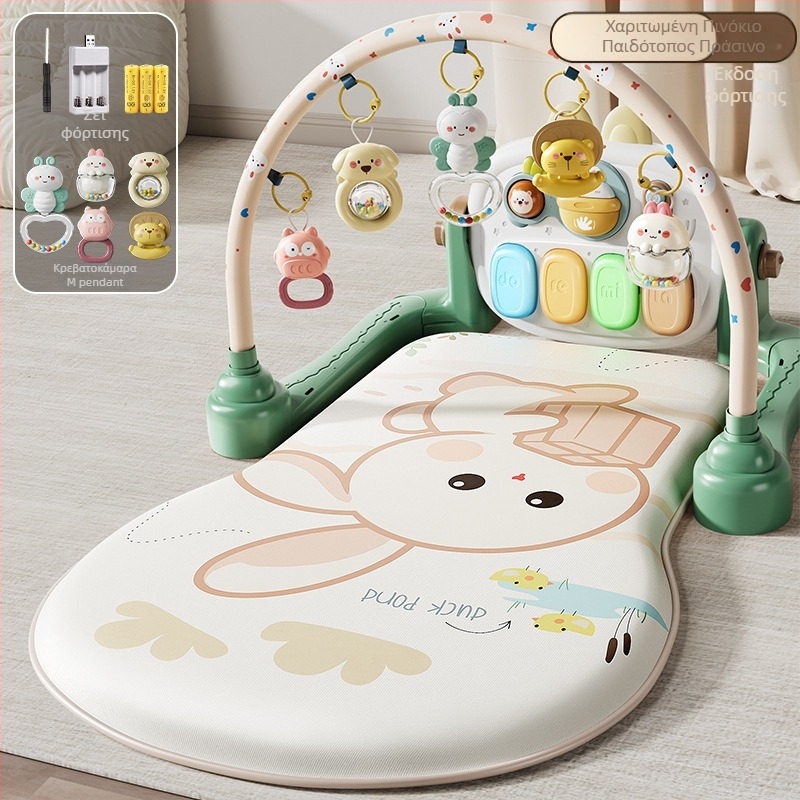 Μωρό παιχνίδι με πετάλι πιάνου για γυμναστήριο — Διαδραστική μουσική, πολυαισθητηριακή διέγερση, 0–3 ετών, πλαστικό