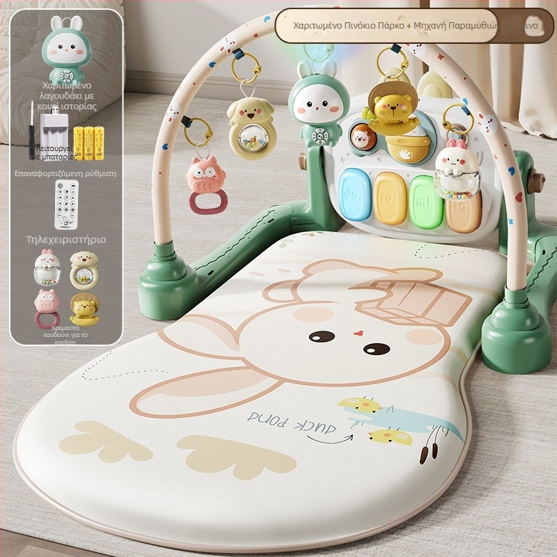 Μωρό παιχνίδι με πετάλι πιάνου για γυμναστήριο — Διαδραστική μουσική, πολυαισθητηριακή διέγερση, 0–3 ετών, πλαστικό