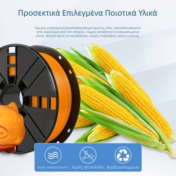 Νήμα PLA Coridi για 3D εκτύπωση με κυκλικό σχήμα τομής