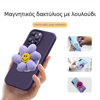 Αξεσουάρ θήκης κινητού – μαγνητικό δαχτυλίδι, DIY κολιτσάκι από ύφασμα, σιλικόνη, προσαρμοστικό, γενικού στυλ