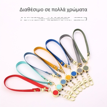 Cute Little μεταλλική θήκη για κάρτες με λουράκι και επεκτεινόμενο μηχανισμό ανάσυρσης – δημιουργικός σχεδιασμός για ταυτότητες