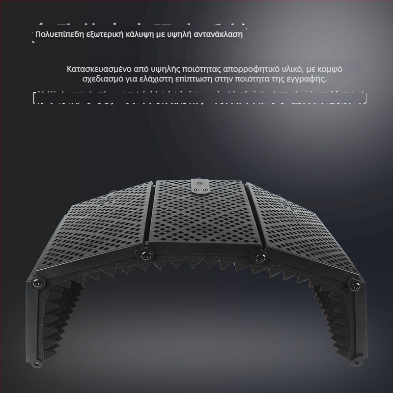 Κάλυμμα ηχομόνωσης μικροφώνου – J.i.a M3/M5, Αξεσουάρ ήχου, Απορρόφηση θορύβου, Μεταλλικό και αναδιπλούμενο