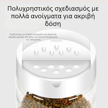 AC-FISH αυτόματη φιάλη ταΐσματος ψαριών για ενυδρείο; κατασκευασμένη από πλαστικό; σετ 100 τεμάχια; κατάλληλη για ενυδρείο