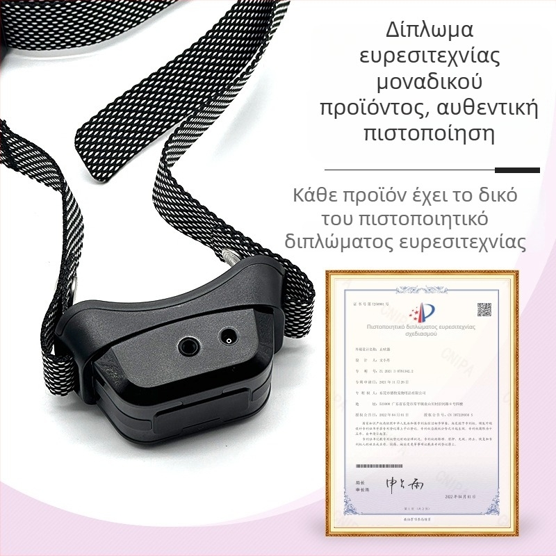 DEMU Αδιάβροχος εκπαιδευτής σκύλων με τηλεχειριστήριο, επαναφορτιζόμενος για εκπαίδευση συμπεριφοράς