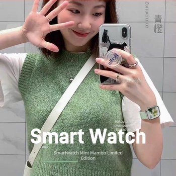 S10 Smartwatch με λουράκι σιλικόνης, θύρα SIM, κυλινδρικός καντράν, αδιάβροχο