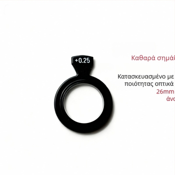 Δοκιμαστικός φακός οπτομετρικών γυαλιών με στρογγυλό σκελετό, YARUI, Άνοιξη 2025