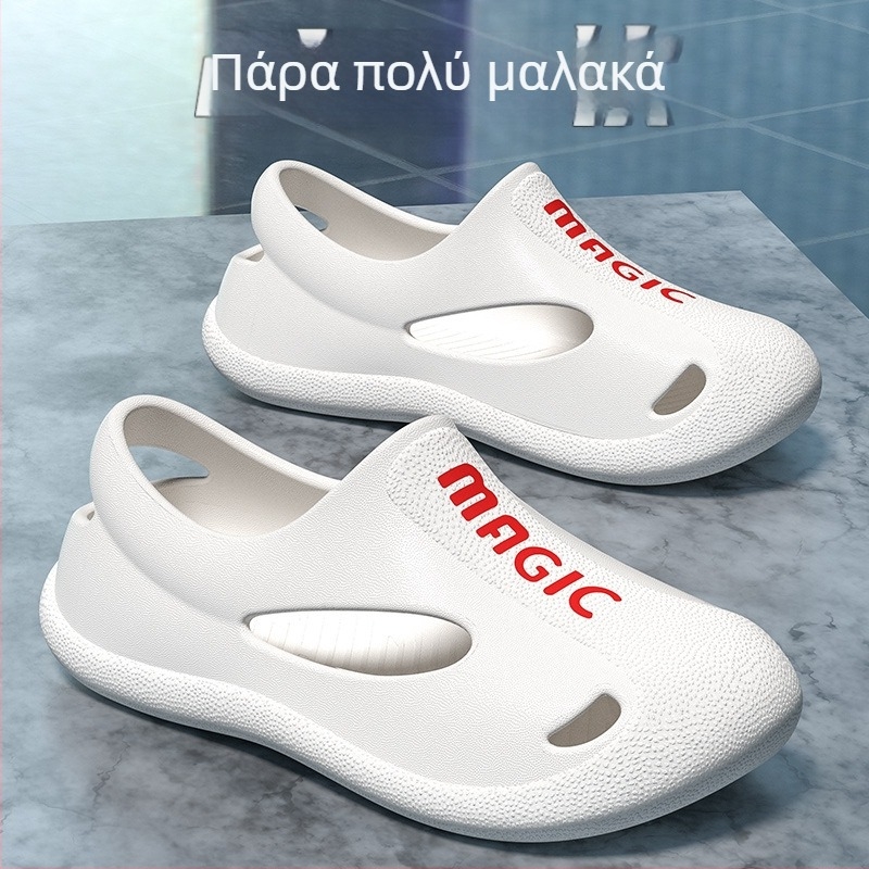 Ανδρικά σανδάλια με EVA πάνω μέρος και EVA σόλα, κλειστό δάχτυλο Baotou στυλ, αδιάβροτα και αντιολισθητικά