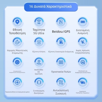 GT300LE GPS εντοπιστής με ακρίβεια θέσης 10 m, διάρκεια μπαταρίας 720 ωρών, μνήμη 1024 MB, Baidu Maps υποστήριξη, λειτουργίες συναγερμού: δόνηση, SOS, περίφραξη, υπερβολική ταχύτητα