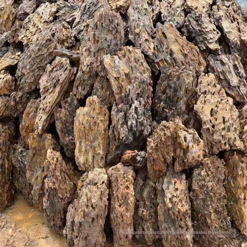 Λίθος τοπίου για ενυδρείο — rockery λίθος και διακοσμητικό μπονσάι για υδάτινα φυτά; βάρος 25; συσκευασία 1; μάρκα Lu xin