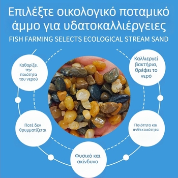 Λίθος τοποθέτησης τοπίου για ακουασκέιπ με ωφέλιμα βακτήρια