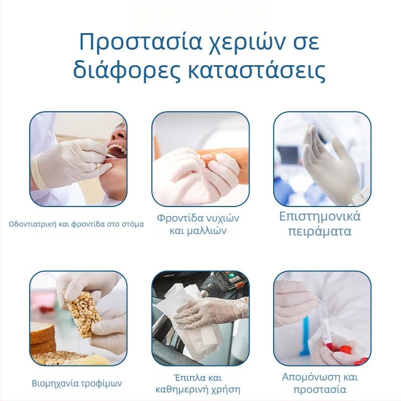 Pang Han latex γάντια μιας χρήσης για ιατρική χρήση, έγκριση 20152140239