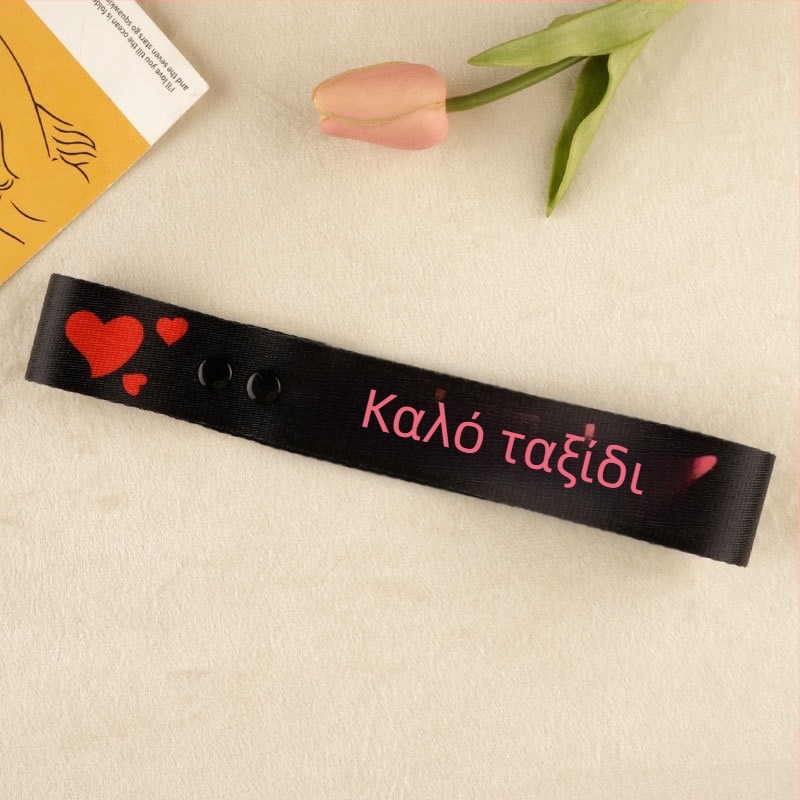 Ζώνη αποσκευών από πολυεστέρα, μάρκα Dylan, στυλ National Tide New Wind, μοτίβο: γράμματα, λειτουργίες: διαπνοή, εξαιρετικά ελαφρύ, ανθεκτικό στη φθορά