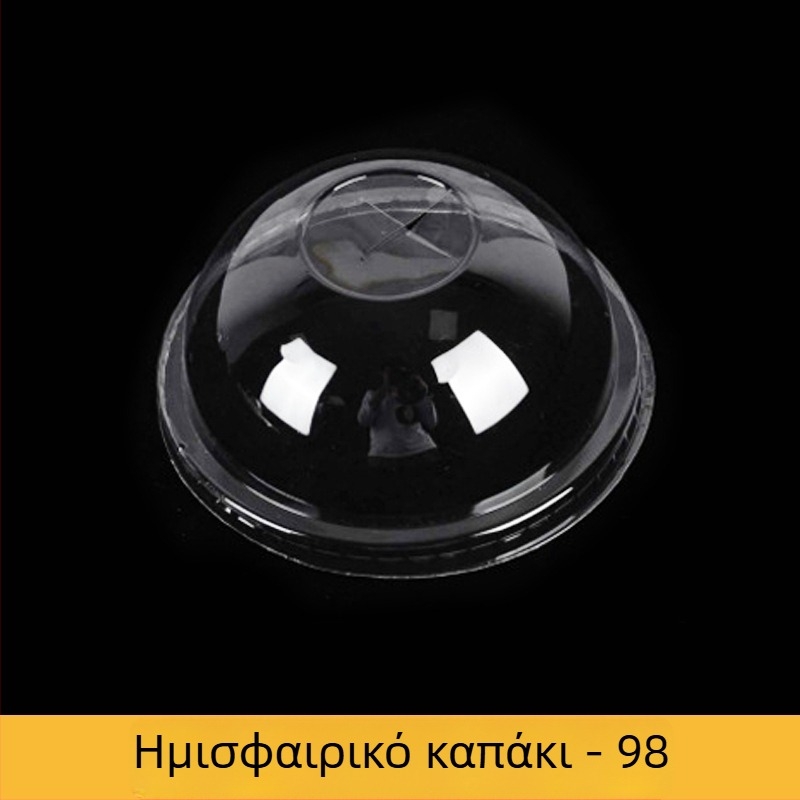 Διαφανές PET κύπελλο μίας χρήσης για καφέ/γάλα τσάι, offset εκτύπωση, προσαρμοσμένο, δυνατότητα εκτύπωσης λογότυπου, κατάλληλο για συσκευασία τροφίμων