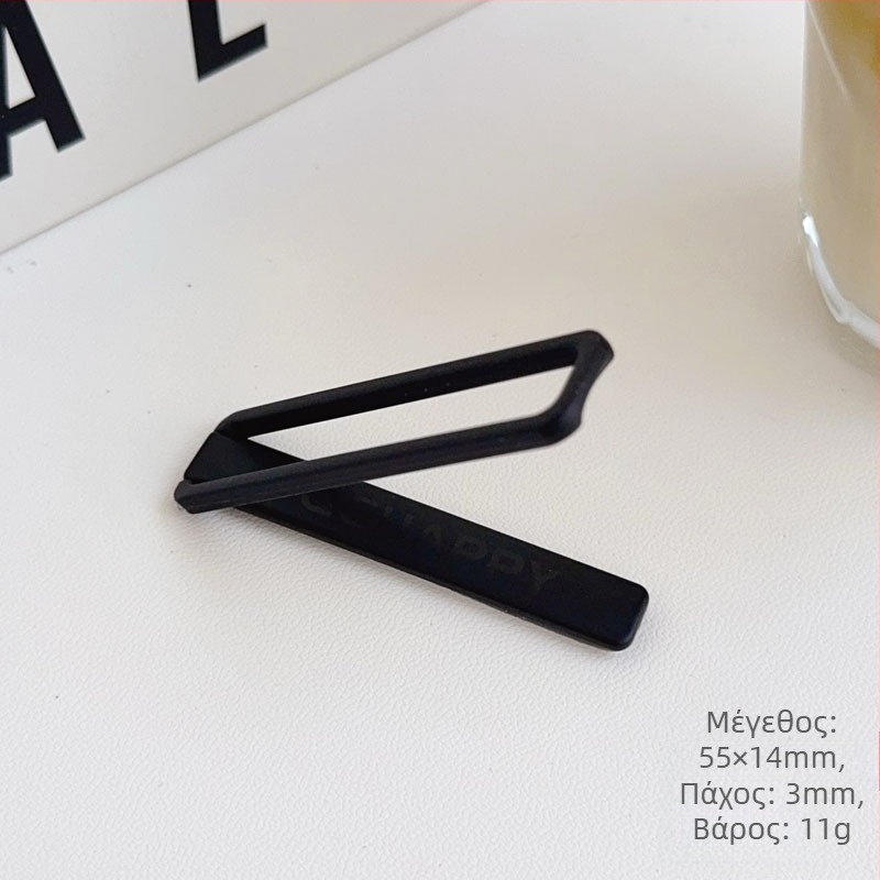 Μεταλλική αναδιπλούμενη πίσω βάση στήριξης για κινητό — αυτοκόλλητο αξεσουάρ θήκης, φορητή, υπερλεπτή, καθολική συμβατότητα