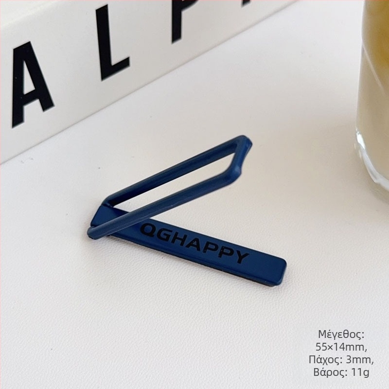 Μεταλλική αναδιπλούμενη πίσω βάση στήριξης για κινητό — αυτοκόλλητο αξεσουάρ θήκης, φορητή, υπερλεπτή, καθολική συμβατότητα