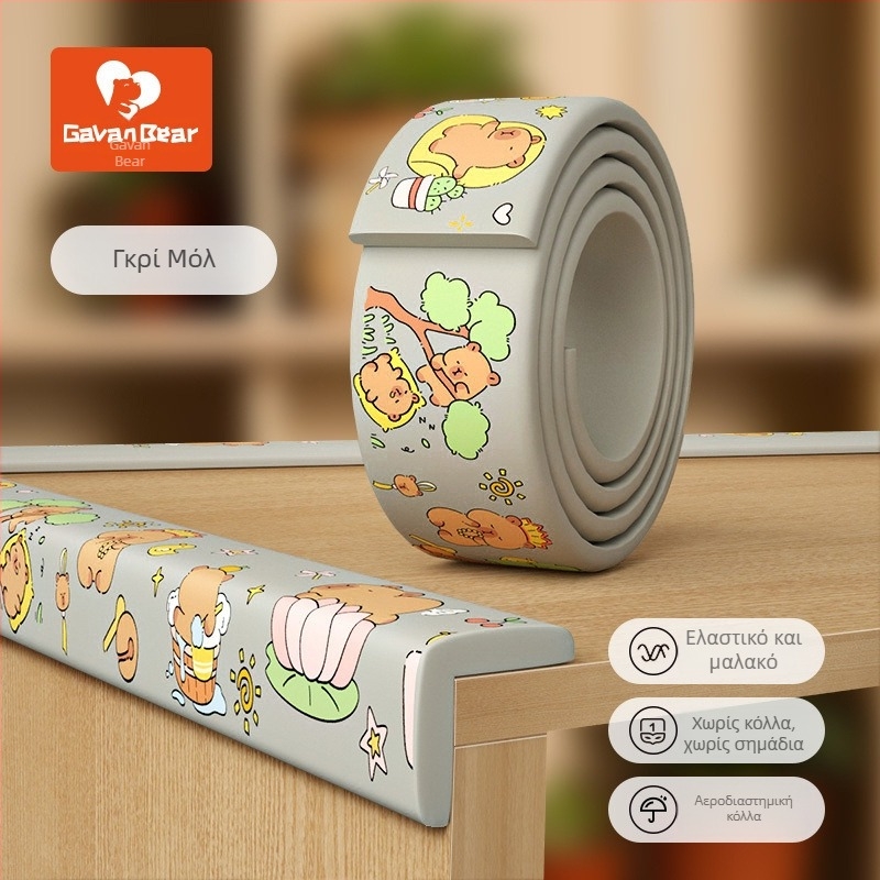 Παιδικός Προστατευτής Γωνίας Τραπεζιού, Με Μαλακή Επένδυση, Αντι-Σύγκρουσης