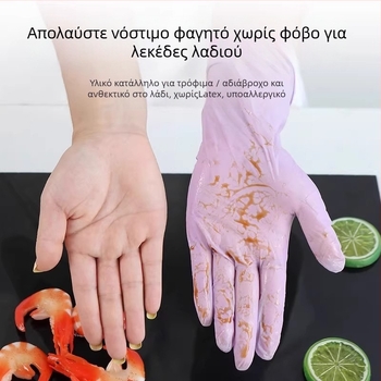 Γάντια νιτριλίου Hangge, παχύτερο νιτριλικό υλικό