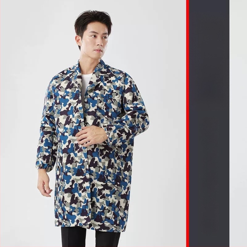 Σετ προστατευτικής εργασιακής ενδυμασίας με λειτουργίες αντιρύπανσης και απολύμανσης, μείγμα βαμβάκι-χημικά fibers, επένδυση πολυεστέρα, κατάλληλο για εργοστάσιο