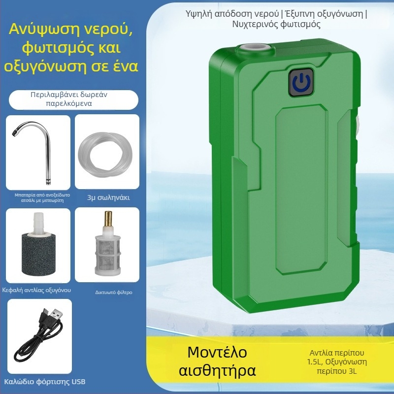 Qianliguang Ευφυής αισθητήρας διανομέας νερού για εξωτερικά ταξίδια με RV – ηλεκτρική αντλία νερού με LED φως και συσκευή πλυσίματος χεριών