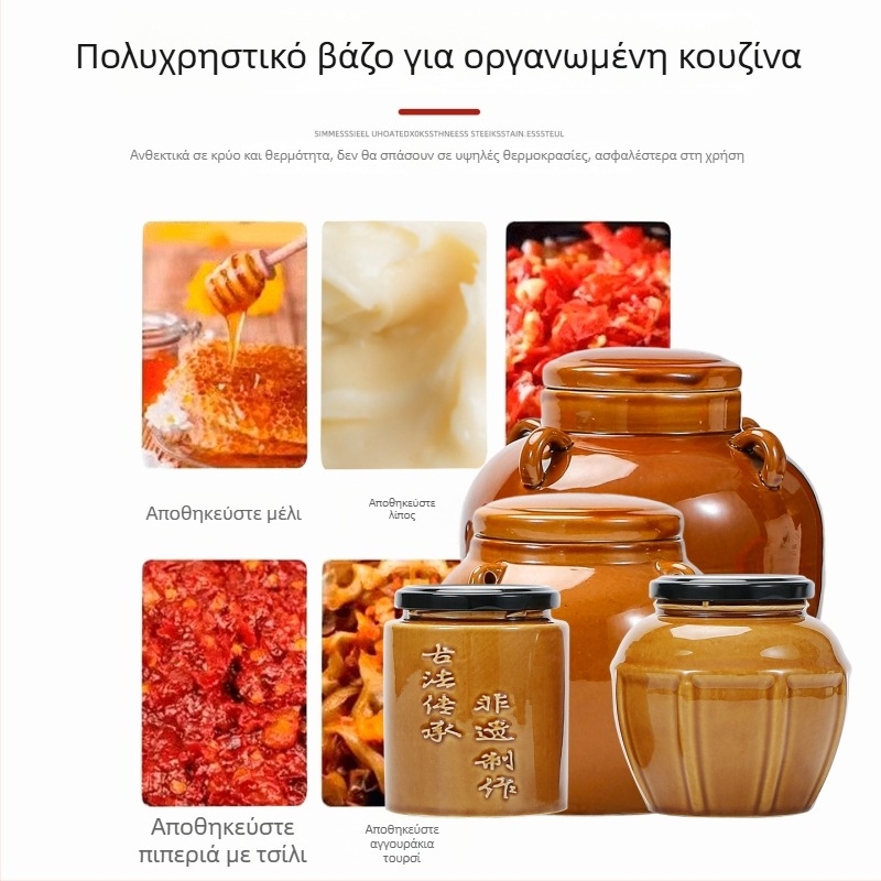 Κεραμικά βάζα αποθήκευσης τροφίμων με καπάκι, πορσελάνινο υλικό, προέλευση Dehua, κινέζικο στυλ, κατάλληλα για μικροκύματα, στρογγυλό σχήμα