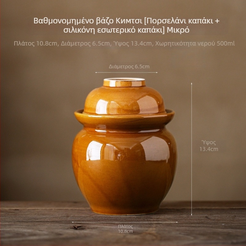 Κεραμικά βάζα αποθήκευσης τροφίμων με καπάκι, πορσελάνινο υλικό, προέλευση Dehua, κινέζικο στυλ, κατάλληλα για μικροκύματα, στρογγυλό σχήμα