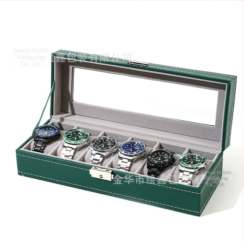 Κουτί αποθήκευσης ρολογιών, ξύλινη κατασκευή, βελούδινη επένδυση, μάρκα Xin, συσκευασία σε κουτί