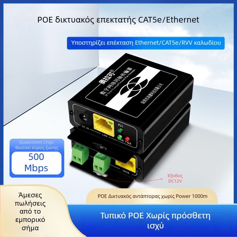 Video Converter — κοαξιακός μεταδότης/ενισχυτής για PLC δίκτυο ανελκυστήρα, 720p, Δεν υποστηρίζεται εξ αποστάσεως αφύπνιση, Δεν υποστηρίζεται διαχείριση ισχύος, Μοντέλο 705