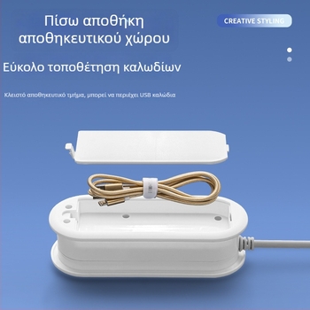 Ταξιδιωτικό πολύπριζο με φόρτιση USB, νυχτερινό φως και αποθήκευση καλωδίου; τάση 110-250V, ισχύς έως 2500W, αγωγοί από χαλκό, περίβλημα PP, πιστοποίηση CCC