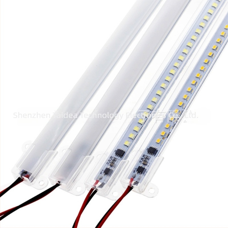 LED σκληρή γραμμή φωτισμού 220V (είσοδος 220V, 72–144 LED, 2835 υψηλής τάσης LED μπάρα, 120° γωνία δέσμης, αλουμινένια βάση)