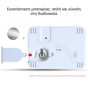 Θερμόμετρο δωματίου Qince με προσαρμοσμένες ρυθμίσεις