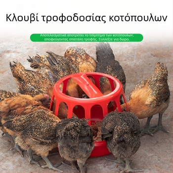 Ταΐστρα κοτόπουλου, αντι-ανατροπή, κυκλικό σχήμα, για οικιακή χρήση, νέος σχεδιασμός