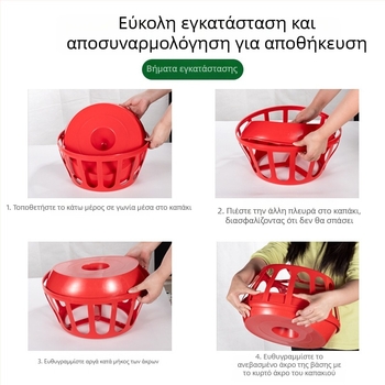 Ταΐστρα κοτόπουλου, αντι-ανατροπή, κυκλικό σχήμα, για οικιακή χρήση, νέος σχεδιασμός