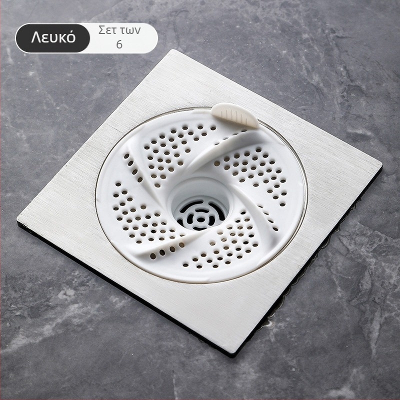 Κάλυμμα φίλτρου αποχέτευσης μπάνιου για δίσκο με δίνη — για τρίχες, κατά της απόφραξης, κατά των εντόμων