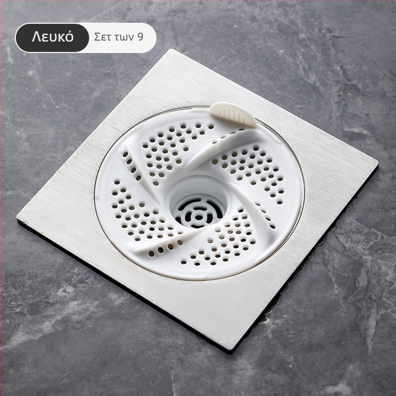 Κάλυμμα φίλτρου αποχέτευσης μπάνιου για δίσκο με δίνη — για τρίχες, κατά της απόφραξης, κατά των εντόμων