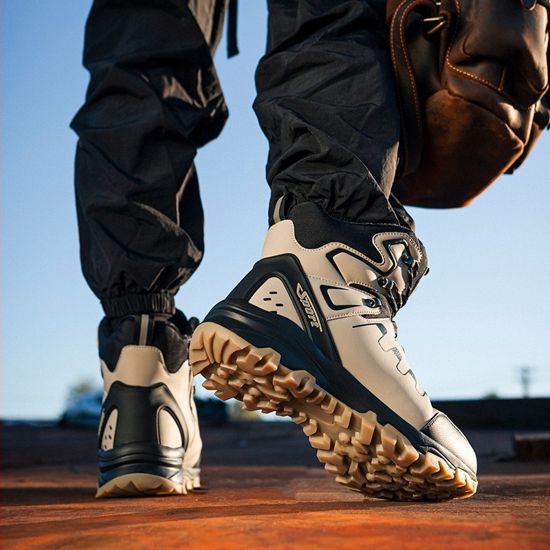 Γυναικείες μποτάκια χιονιού, απλό στυλ, άνω μέρος Space Leather, EVA σόλα, εσωτερικό από τεχνητή γούνα