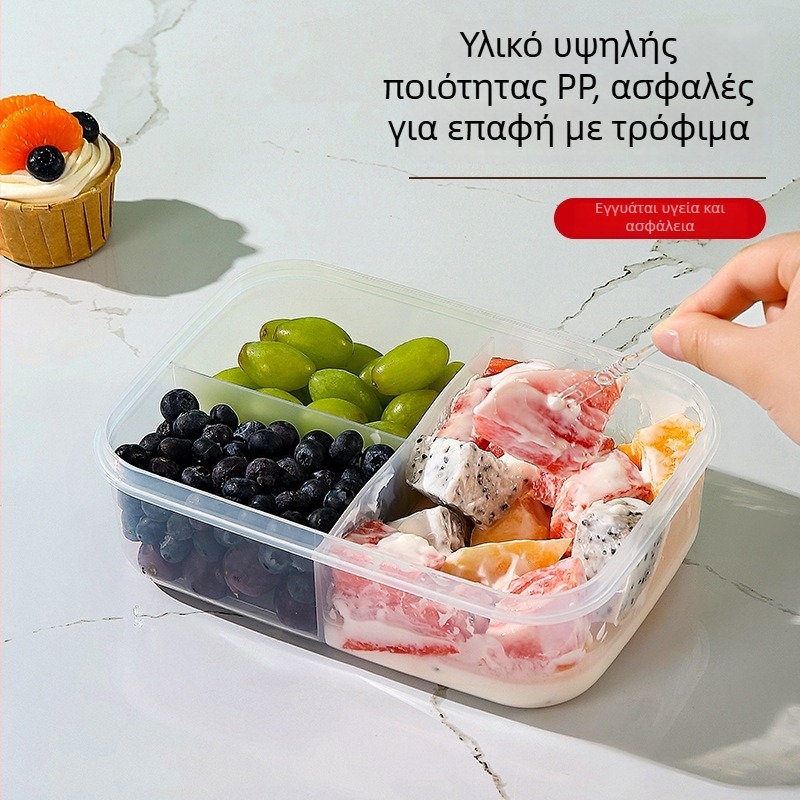 Ορθογώνιο πλαστικό κουτί γευμάτων, ασφαλές για φούρνο μικροκυμάτων, χωρητικότητας 800–1000 ml, μονόστρωτο