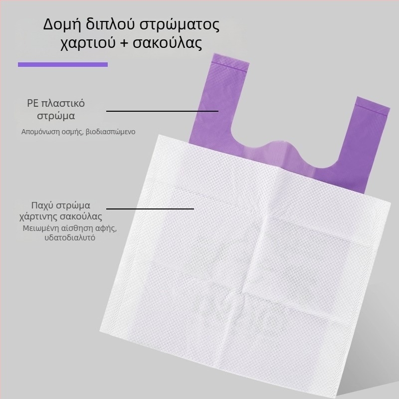 Παχύτερες σακούλες αποβλήτων σκύλων και σακούλες αποβλήτων κατοικίδιων με εργαλείο συλλογής για σκύλους και γάτες