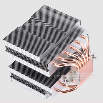 Ψυκτήρας CPU με ημιαγωγό και 6 χαλκού θερμικοί σωλήνες, ψύξη με θερμικούς σωλήνες, 2000 rpm, θόρυβος 20 dB