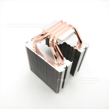 Ψυκτήρας CPU με ημιαγωγό και 6 χαλκού θερμικοί σωλήνες, ψύξη με θερμικούς σωλήνες, 2000 rpm, θόρυβος 20 dB