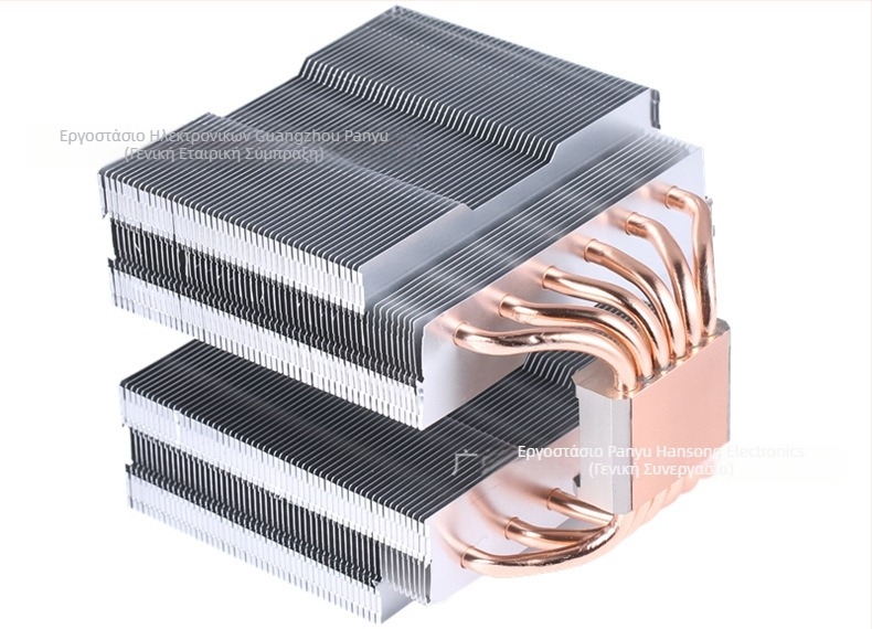 Ψυκτήρας CPU με ημιαγωγό και 6 χαλκού θερμικοί σωλήνες, ψύξη με θερμικούς σωλήνες, 2000 rpm, θόρυβος 20 dB