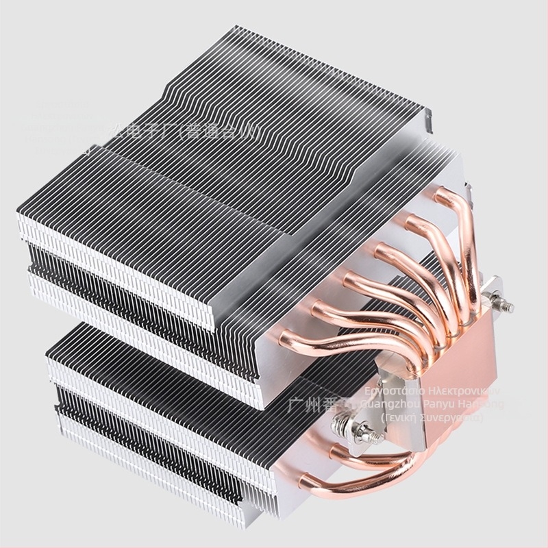 Ψυκτήρας CPU με ημιαγωγό και 6 χαλκού θερμικοί σωλήνες, ψύξη με θερμικούς σωλήνες, 2000 rpm, θόρυβος 20 dB