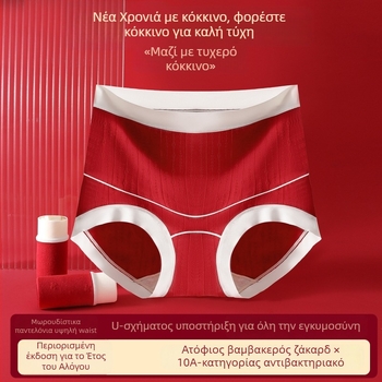 Εσώρουχα εγκύου με υψηλή μέση, βαμβάκι, αντιβακτηριακό, στήριξη κοιλιάς, Jacquard ύφανση