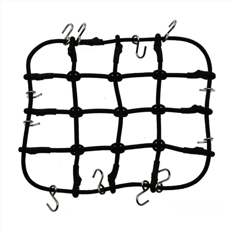 Δ90 1:10 Δίκτυο αποσκευών οροφής – καουτσούκ σχοινί, εξαρτήματα διακόσμησης μοντέλου, τροποποίηση DIY, μεγάλο και μικρό δίχτυ, συναρμολόγηση